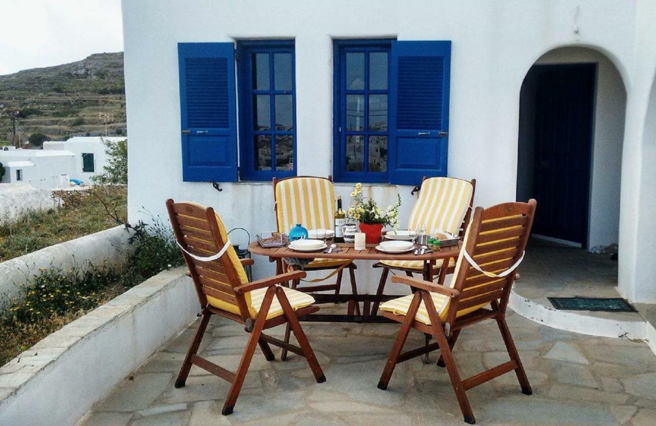 Вилла Superb View House-Sikinos Island-Chorio Экстерьер фото