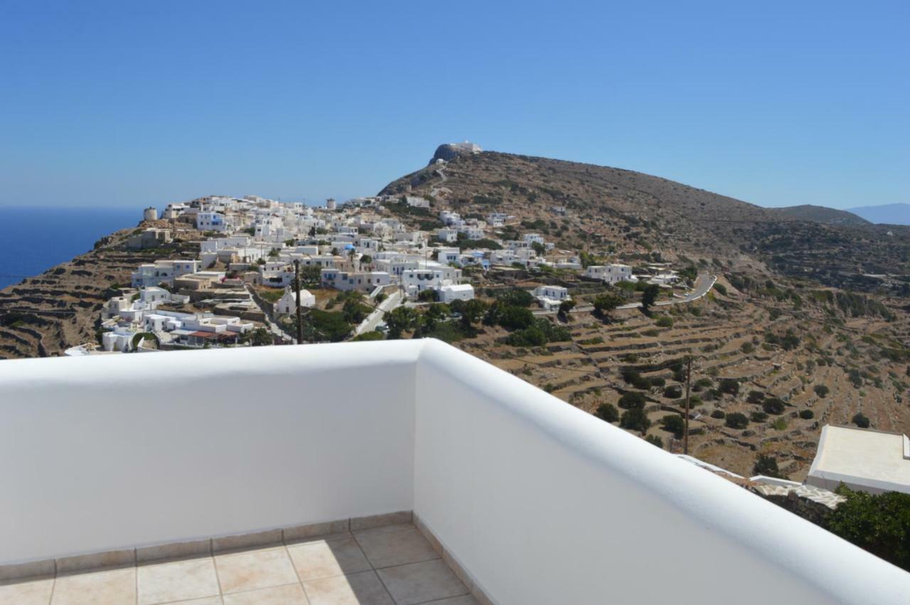 Вилла Superb View House-Sikinos Island-Chorio Экстерьер фото