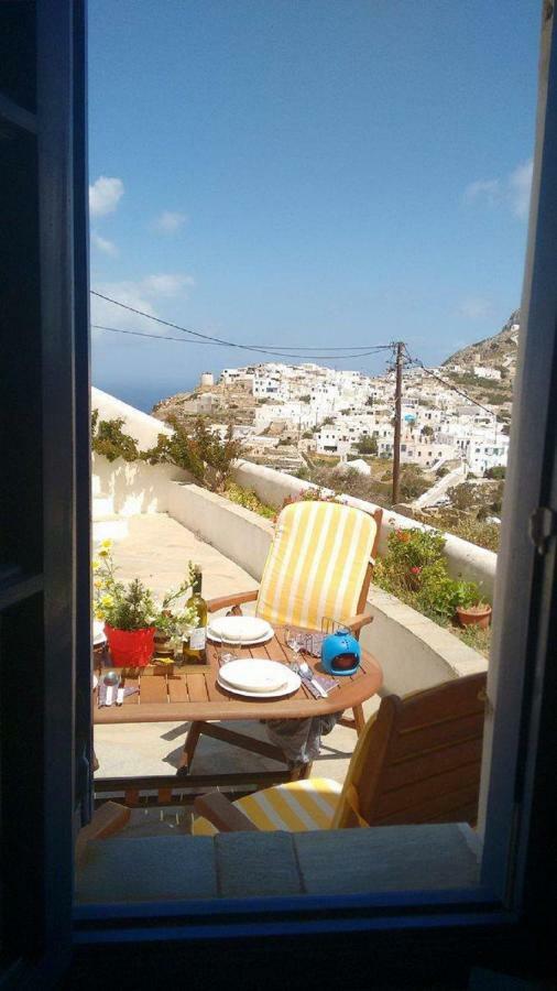 Вилла Superb View House-Sikinos Island-Chorio Экстерьер фото